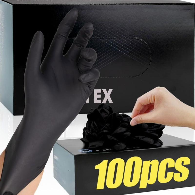 Black Disposable Gloves Unisex - Latex Disposable Glove review and price
