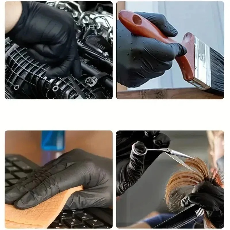 Black Disposable Gloves Unisex - Latex Disposable Glove review and price
