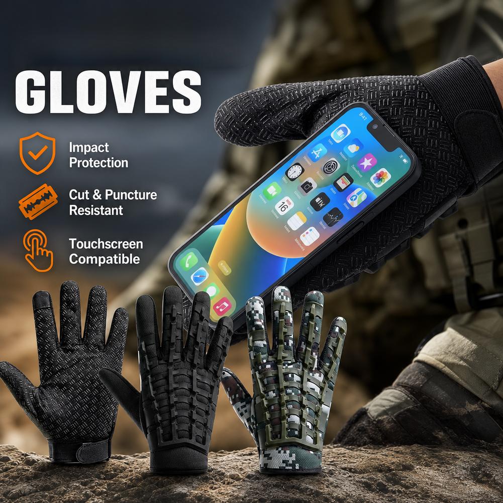 Tactical Gloves Touchscreen Mo - Work Glove Impact review and price