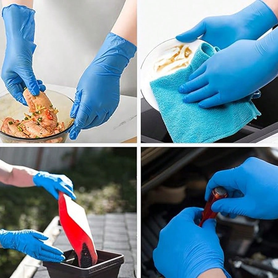 100pcs Heavy Duty Nitrile Disp - Nitrile Mechanic Glove review and price